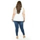 thumbnail image 3 of Chaleco elegante con cinto Roman Fashion /Tallas Extras, 2557 (Ivory) blanco 38, 3 of 5