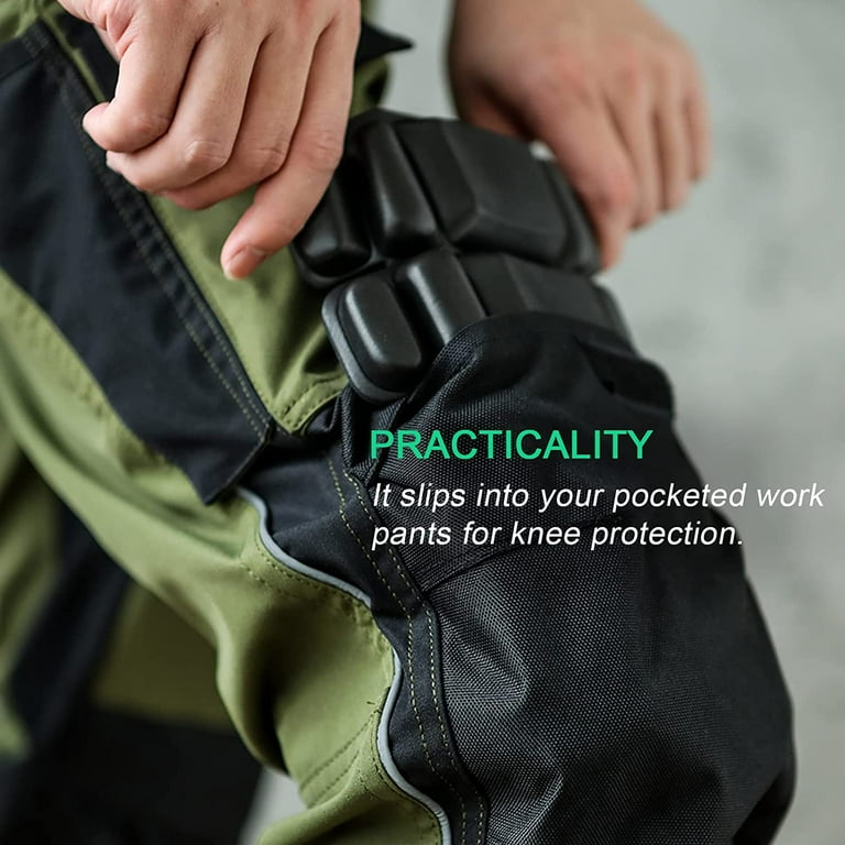 3 Pairs Knee Pad Inserts for Work Pants.Cargo Pants Knee Walmart