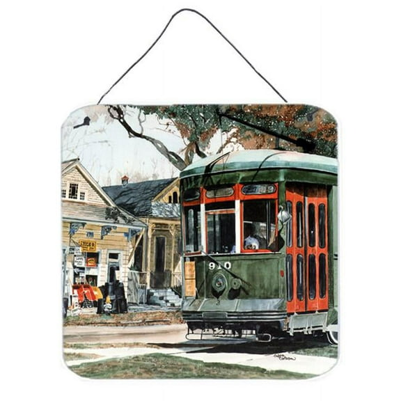 New Orleans Streetcar Aluminium Metal Wall Or Door Hanging Prints