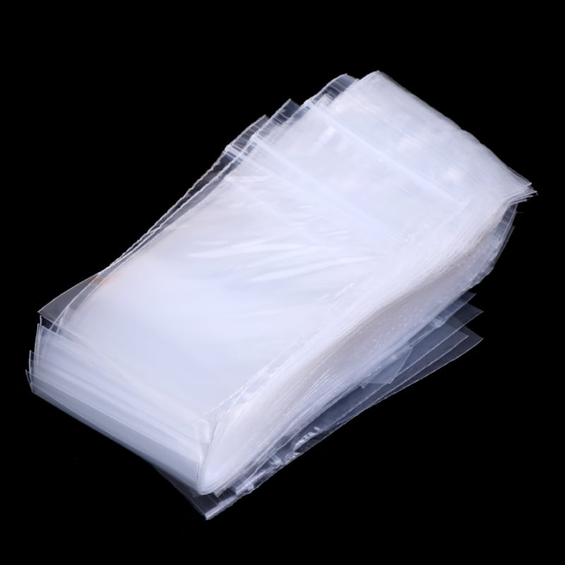 11"×15" 30-100Pcs Large Resealable Clear Plastic Seal Press Zip Lock Bags 