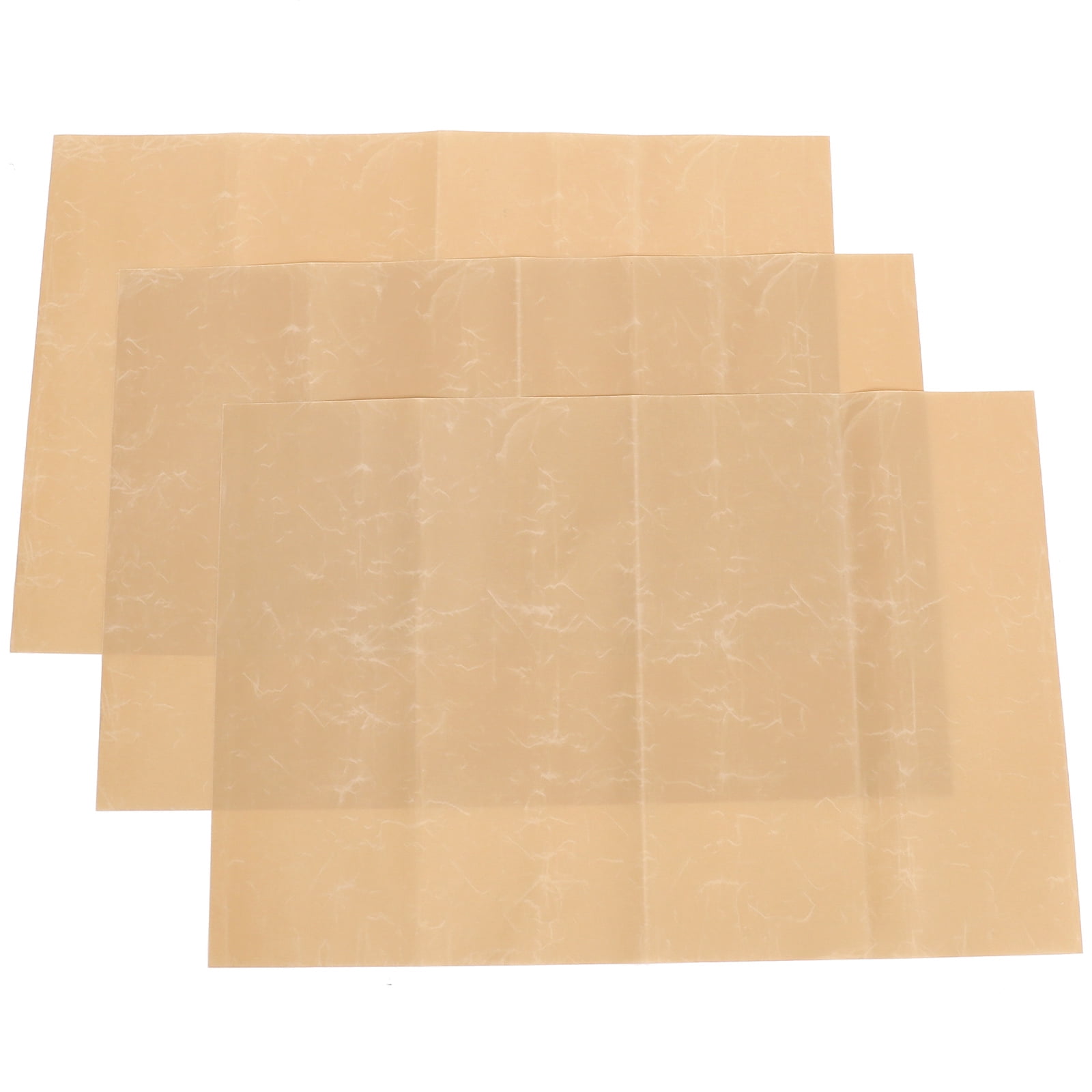 FOMIYES 3-Pack Reusable Brown Oven Bottom Liners for Bakeware, Non-Stick Baking Tray Mats Protecting Oven
