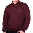 thumbnail image 3 of Palmland LD Sport Solid Textured Banded Bottom Big and Tall Long Sleeve Shirt, 3 of 8