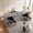 Gray, variant on DTTRA 122" Oversized U-Shaped Modular Sleeper Sofa with Pull Out Bed, Double Storage Chaises, Charging Station and Cup Holders, Black