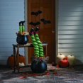 thumbnail image 3 of Fun Express 2 Pieces 5-1/4" x 18" Witch's Legs Yard Stakes, Upside Down Witch Legs, Crashing Witch Outdoor Halloween Decorations, 3 of 3