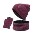 thumbnail image 2 of Juego de guantes y bufanda, sombreros de invierno para mujer de 3 piezas, Colcomx Sombrero Bufanda y Guantes, 2 of 8