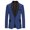 Blue, variant on Vedolay Blazer Jackets for Men Plus Size Business Casual Long Blazer 2023 White,3XL