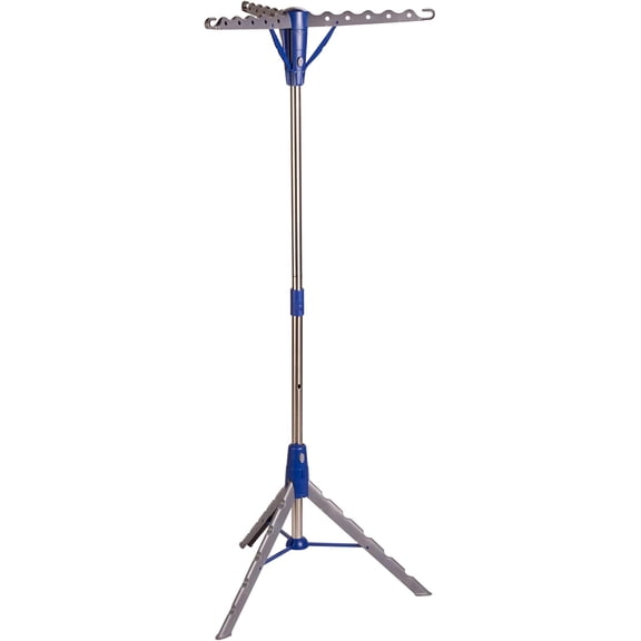 Steel Tripod 64-Inch Folding Clothes Drying Rack – Space-Saving Collapsable Clothes Rack, Durable Clothes Dryer Stand for Laundry Room, 3 Rotatable Arms for 30 Hangers