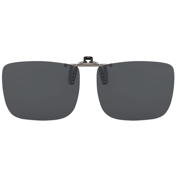 Gafas de Sol Clip On CAXMAN con Lentes Polarizadas Gris 60x47mm