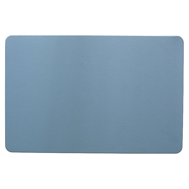 Leather Washable Placemats, Coffee Thick Faux Leather Heat Resistant Rectangle Shape Table Mats,Waterproof Non-Slip Easy To Clean Place Mat for Kitchen Coffee Dining Room Table