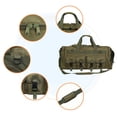 thumbnail image 4 of Bolsas de viaje para deportes al aire libre para hombres, gran capacidad, 30 pulgadas, equipo táctico militar, bolso de hombro único (verde militar), 4 of 5