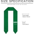 thumbnail image 6 of DABOYOZHZH Saudi Arabia Flag Graduation Shawl Sash Stole Wraps Scraf For International Study Pride Women Men, 6 of 6