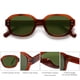 thumbnail image 4 of Lentes de Sol SOJOS Vintage y a la Moda para Mujeres SJ2218 (Carey Rojo), 4 of 5