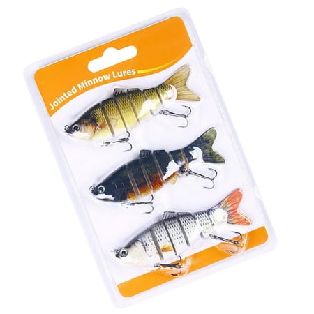 Multi Jointed Trout Walleye Lures Swimbait Minnow Fishing Lures Wobblers Hard Baits 6 Segment Crankbaits Fishing Tackle