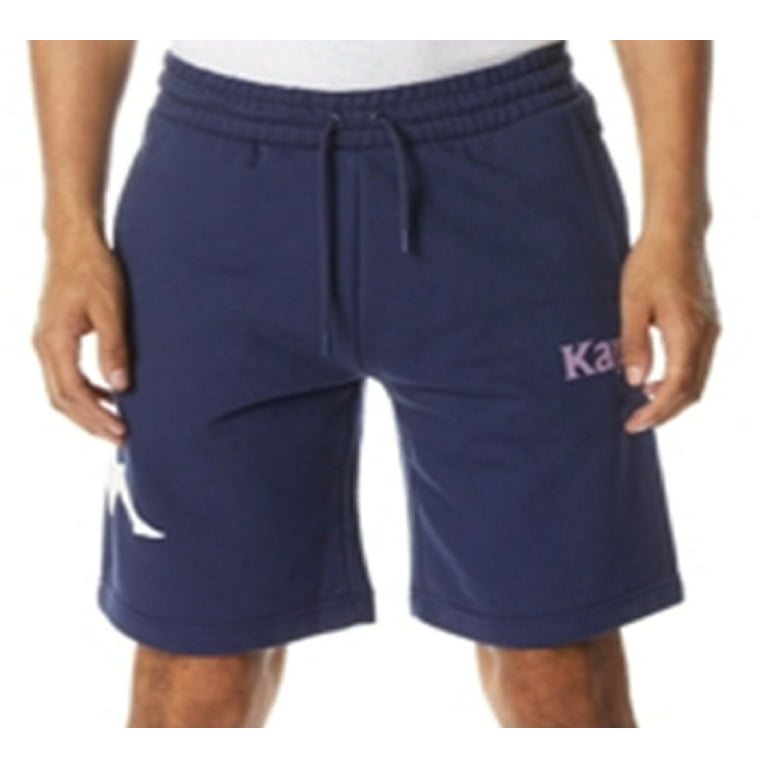 Kappa Men\'s Authentic French Terry Bermuda Shorts Blue Size Large