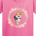 thumbnail image 4 of Inktastic Corgi Wreath for Dog Lovers Youth T-Shirt, 4 of 5