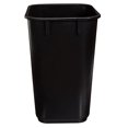 thumbnail image 5 of Basics Small Rectangular Commercial Office Wastebasket, Easy to Clean, 3 Gallon, Black, 2-Pack, 5 of 6