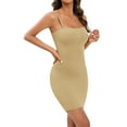 thumbnail image 5 of SHCKE Women Under Dresses Tummy Control Shapewear Full Slip Body Shaper Seamless Spaghetti Strap Dresses Tummy Control Camisole Slip Dress Body Shaper Plus Size Slimming Body Shaper, 5 of 8