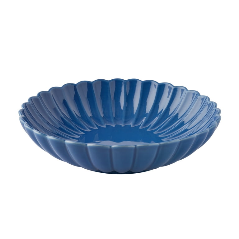The Pioneer Woman Colette Blue Stoneware Dinner Bowls Set of 4