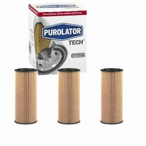 3 pc Purolator TECH TL45308 Engine Oil Filters for 038 115 466 041-8167 074 115 562 1-457-429-619 27210 57210 61857210 7210 74 115 562 84210 91210 AL8530 CF5308 CH8530 COC8530 D671 E154H D48 FA5412