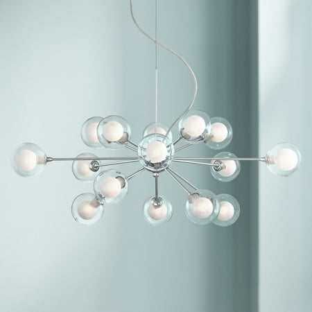 Possini Euro Design Nickel Sputnik Pendant Light Modern Chandelier Possini Euro Design Nickel Sputnik Pendant Light Modern Chandelier Chrome Silver Fixture For Kitchen Dining Room