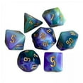 thumbnail image 1 of Paquete de 3 Dados poliédricos pintados Strade Fareast Limited 7 piezas para juegos de cartas RPG, 1 of 8