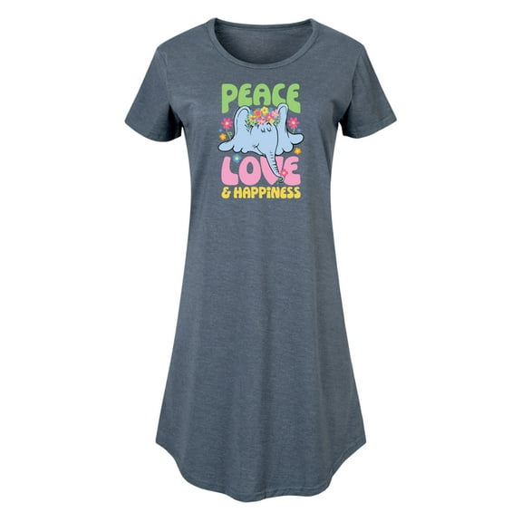 Horton Hears a Who - Peace Love Happiness - Women's Any Way Dress
