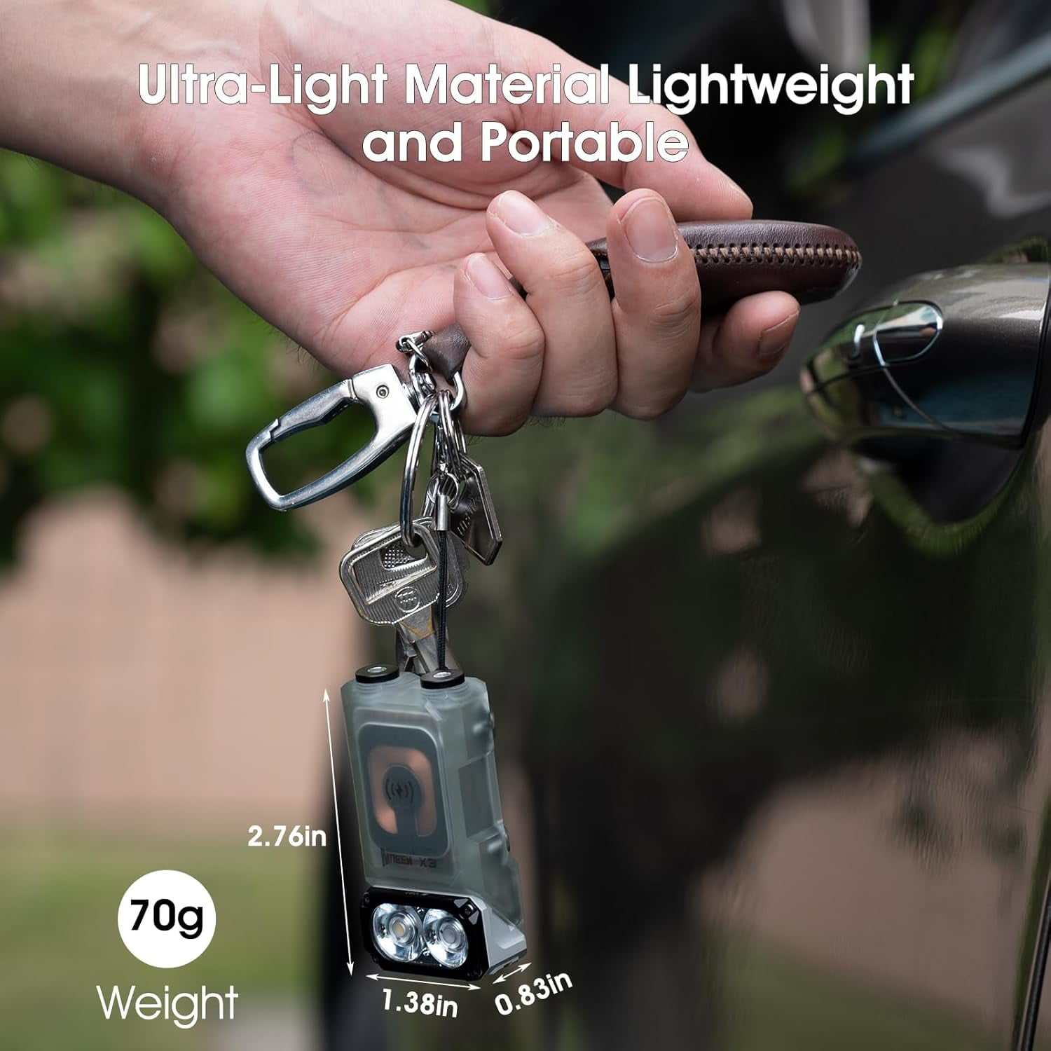 WUBEN X3 Mini LED Flashlight, 700 Lumens, Rechargeable, IP65 Waterproof, Magnetic