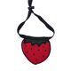 thumbnail image 2 of Gato Baberos Bufanda Collar Ajustable Mascota Lindo Corazón Pañuelo Bufanda Fresa M, 2 of 7