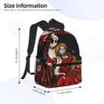 thumbnail image 2 of Goofa The Nightmare Before Christmas Pattern Casual Backpack – School Backpack Lightweight & Ergonomic Design, Water-Resistant, Spacious & Comfortable, Travel, 2 of 6