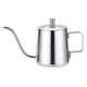 thumbnail image 5 of Hervidor de agua eléctrico, tetera de cocina eléctrica, calentamiento rápido, cafetera de acero inoxidable para acampar, para bar, cafetería, regalo 350 ml, 5 of 9