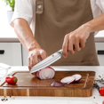 thumbnail image 4 of MSY BIGSUNNY Utility Knife 5 Inch Kitchen Utility Knife Premium Stainless Steel Sharp Blade Multipurpose Use with Ergonomic Pakkawood Handle, 4 of 8