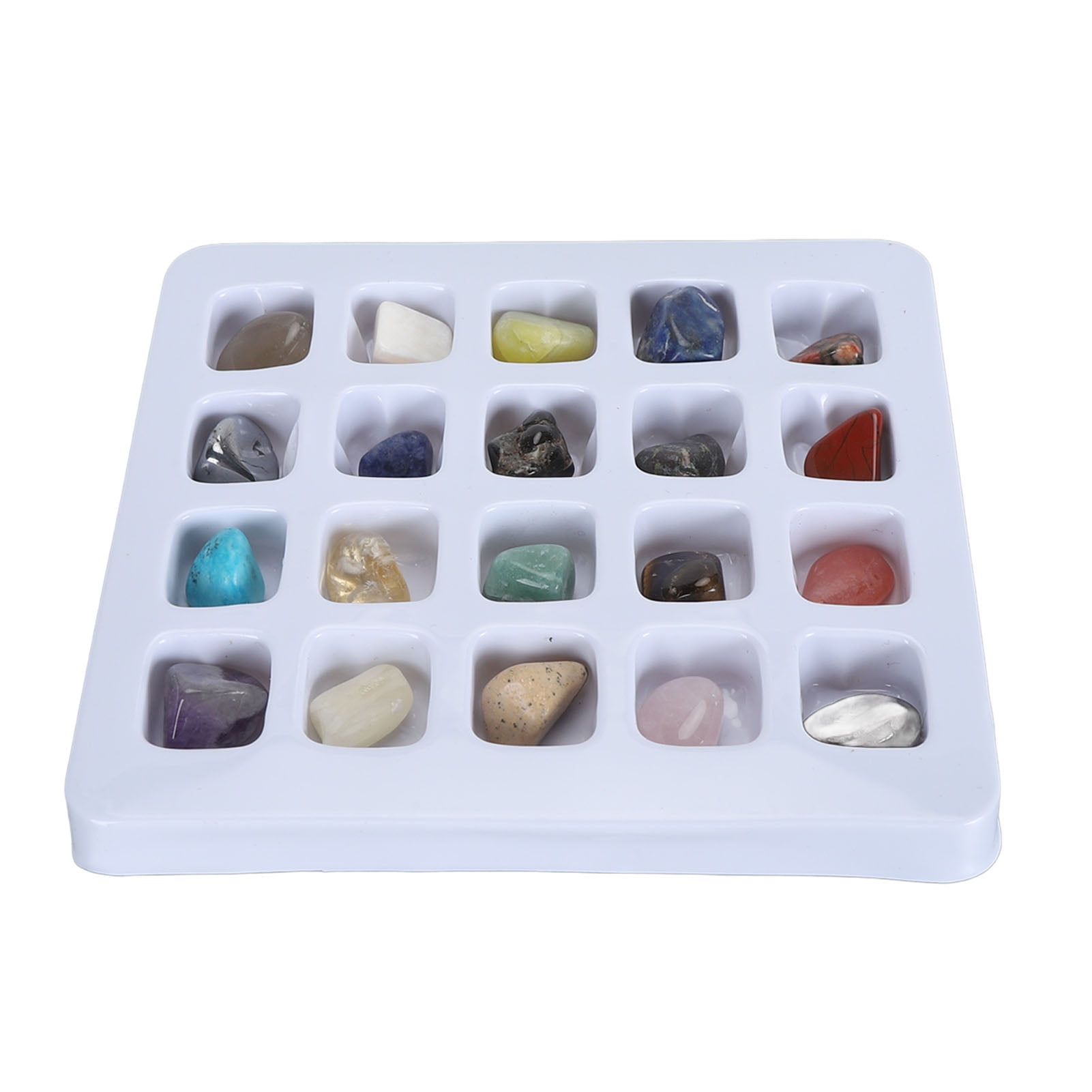Kit De 80 Minerales Naturales Con Marco De Madera – Muestras Etiquetadas De Cristales Y Piedras, Ideal Para Coleccionistas, Educación Y Decoración Del Hogar