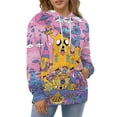 thumbnail image 5 of Adventure Time Jake The Dog Mens Womens Novelty Hoodie 3D Print Pullover Hooded Long Sleeve Sweatshirts Tops Blouse with Pocket, 5 of 8
