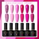thumbnail image 1 of BORN PRETTY 6 Bottles Gel Polish Set Pink Neon Yellow Green Soak Off UV Gel LED DIY Semi Permanent Varnish Gel Nail Polish Set Gong Bohan LED, 1 of 2