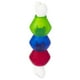 thumbnail image 5 of Juguete de Nailon JW Pet Company Grande Hueso Blanco con Vainas Naranja Verde Azul para Mascotas, 5 of 6