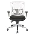 thumbnail image 2 of Contoured White Plastic Back Manager's Chair, 2 of 6