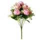 thumbnail image 1 of Inteprter 9 rosas artificiales, ramo de Camelia, simulación Floral, hogar, boda, pared de flores, de fiesta, accesorios de decoración de flores Flores artificiales, 1 of 6