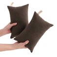 thumbnail image 1 of HAOAN Ntbay 2 Pack Microfiber Soft Tiny Pillows  Machine Washable Travel Pillows  11” x 7”  Light Gray, 1 of 5