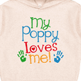 thumbnail image 3 of Inktastic My Poppy Loves Me Toddler Hoodie, 3 of 4
