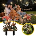 thumbnail image 2 of Outdoor Christmas Decorations Rooster Family Yard Stake For Garden Beautification And Festive Props, 2 of 9