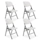 thumbnail image 1 of Sillas Plegables de Plastico Reforzado Apilables para Exterior E Interior para Fiestas y Eventos Soporta Hasta 178kg Set 4 Sillas  Gaon, 1 of 8