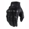 thumbnail image 1 of Impact Resistant Waterproof Perforated Leather Motorcycle Gloves for Motocross, 1 of 7