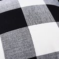 thumbnail image 7 of Set of 2 Farmhouse Buffalo Check Plaid Throw Pillow Covers Cushion Case Linen for Christmas Home Decor Black and White, 18 x 18 Inches, 7 of 7