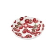 thumbnail image 2 of Juego 2 Bowl Galerias El Triunfo Ceramica Blanca Diseño Tomates Rojos 21.5 cm, 2 of 5