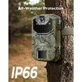 thumbnail image 5 of CocoBear Trail Camera 32MP 1080P Night Vision Game Camera, 0.2s Trigger, IP66 Waterproof, No-Glow Infrared, Motion Activated, Hunting & Wildlife Monitoring, SD card and batteries are NOT INCLUDED, 5 of 8