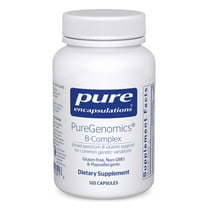 Pure Encapsulations PureGenomics B-Complex - Broad Spectrum B Vitamin Support for Genetic Expression, Cellular Function, Hormone Production & Energy Metabolism* - With Vitamin B12 & B6 - 120 Capsules
