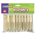 thumbnail image 2 of Creativity Street Flat Slotted Clothespins, Natural, 3.75", 40 Per Pack, 6 Packs, 2 of 2