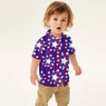 thumbnail image 3 of Gibobby Blusas Para Niñoses Camiseta de manga corta con estampado del 4 de julio para niños pequeños y niñas(Morado, 13-14 Años), 3 of 4
