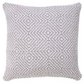thumbnail image 2 of Laddha Home Designs Handwoven Diamond Cotton Throw Pillow Cover - 20" - Gray and White, 2 of 8
