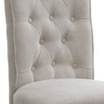 thumbnail image 4 of Newboti Furniture Beige and Grey Tufted Back Side Chairs (Set of 2) 57051, 4 of 6